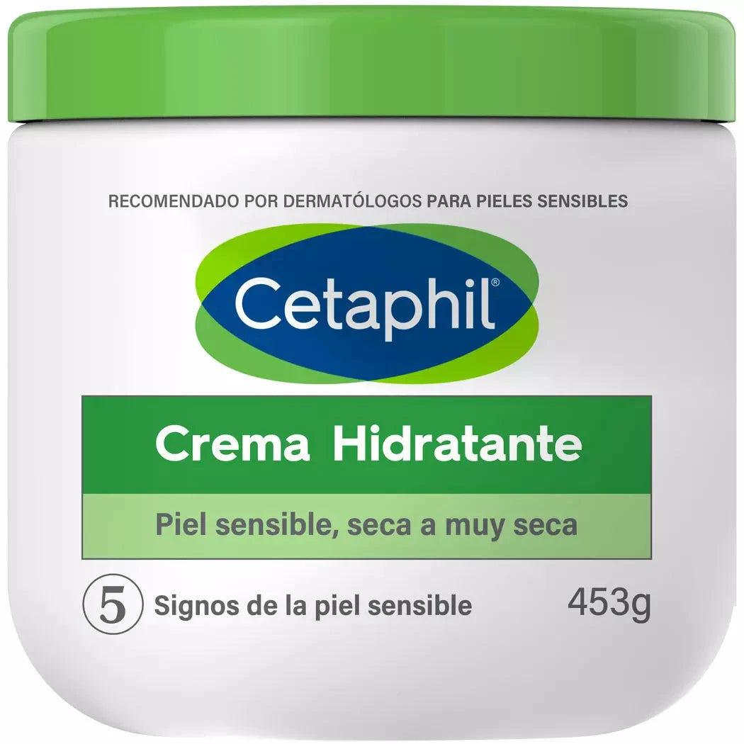 Cetaphil Crema Hidratante "Piel Normal, Seca y/o Sensible" x 453 g GALDERMA